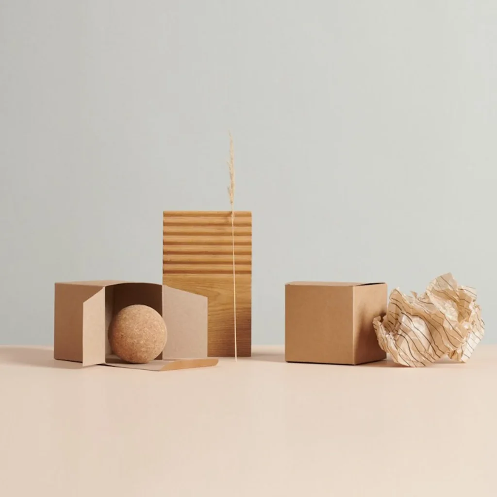 Custom kraft boxes in natural brown board