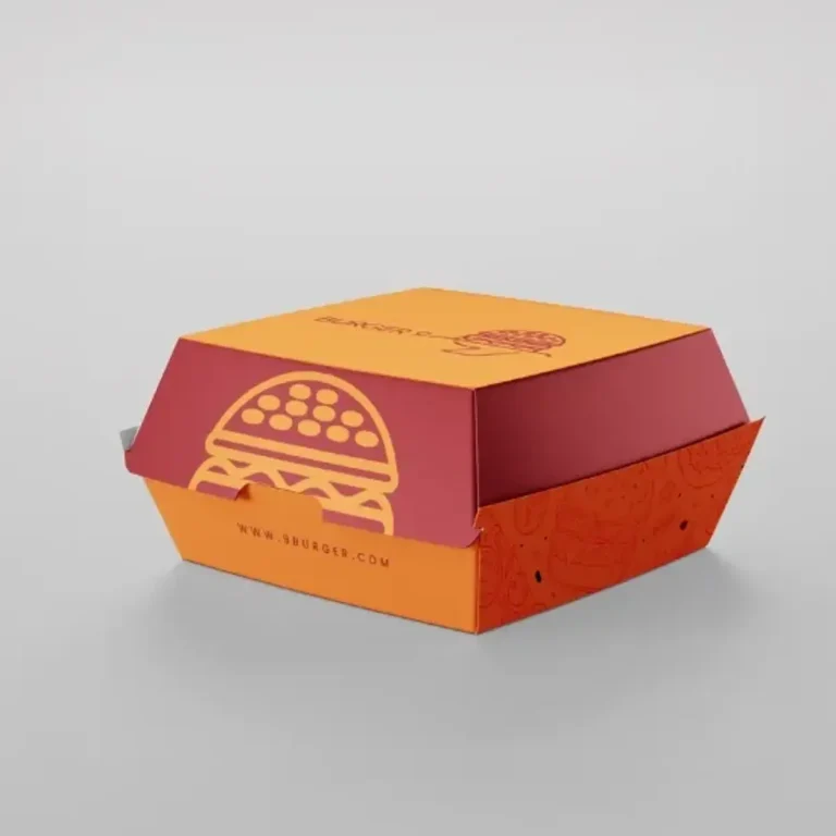 Custom burger box packaging