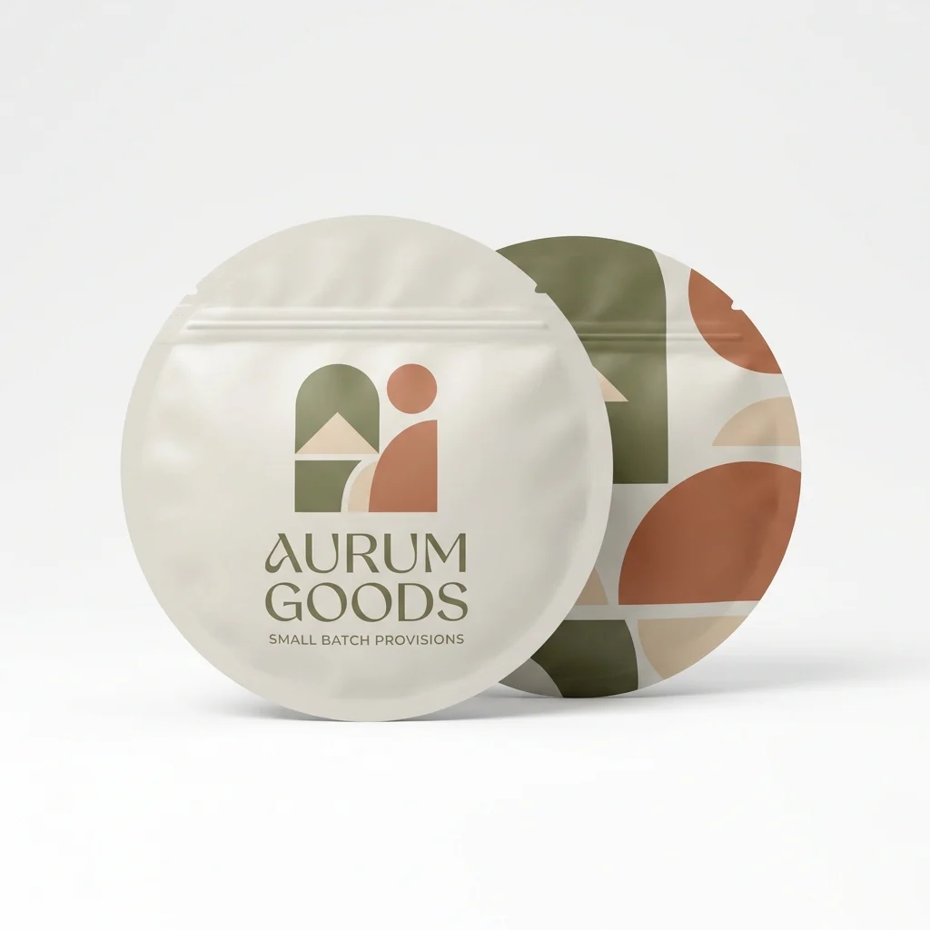 Circle Mylar Bags