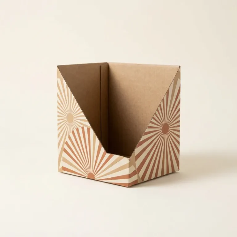 Custom kraft display box, second view