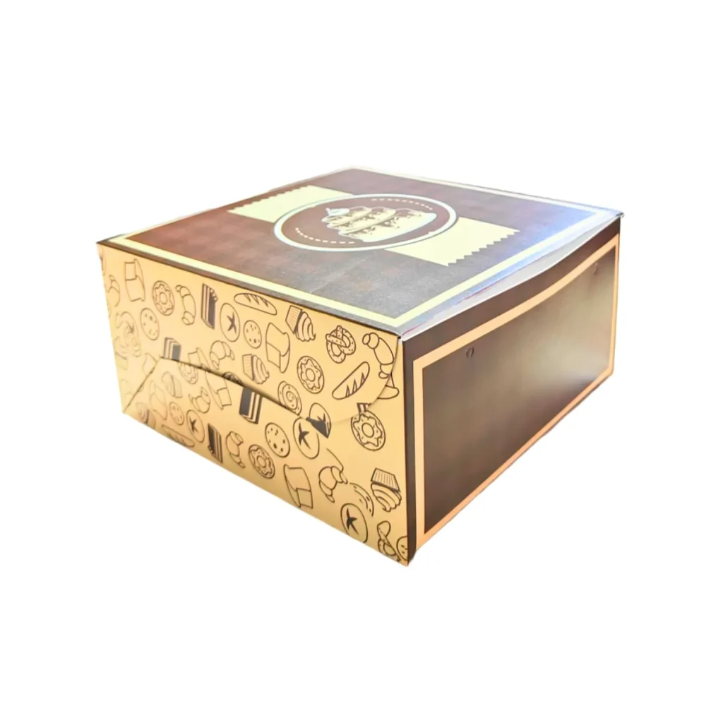 Brown Cake Boxes