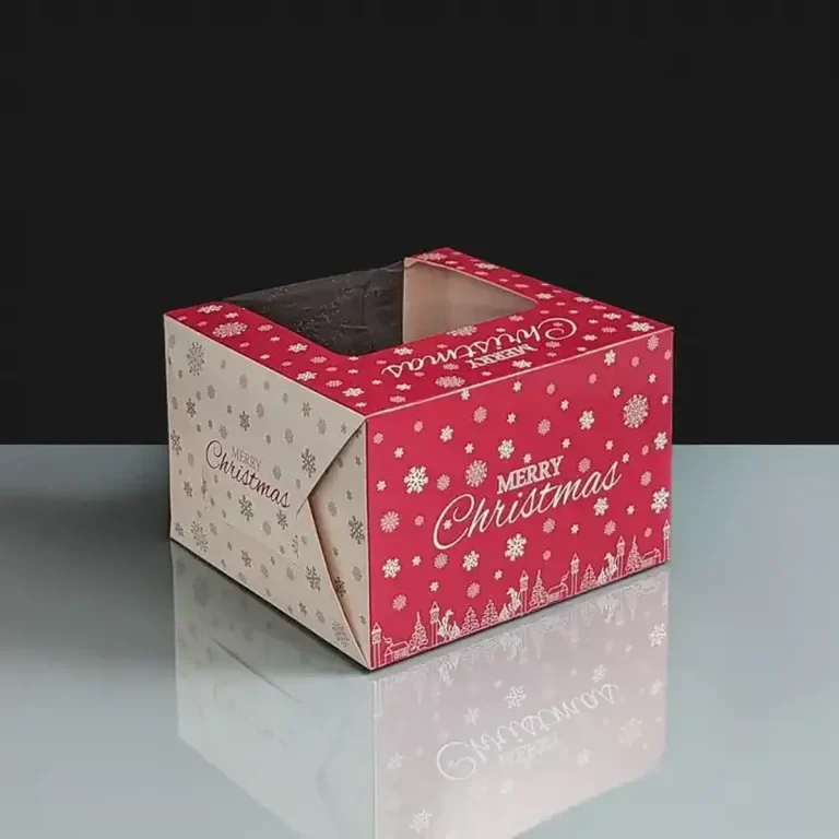 PackZeno Christmas Cake Boxes Card