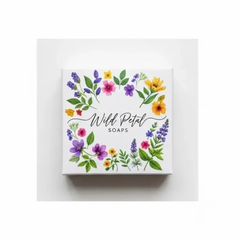 Custom soap box packaging view 3