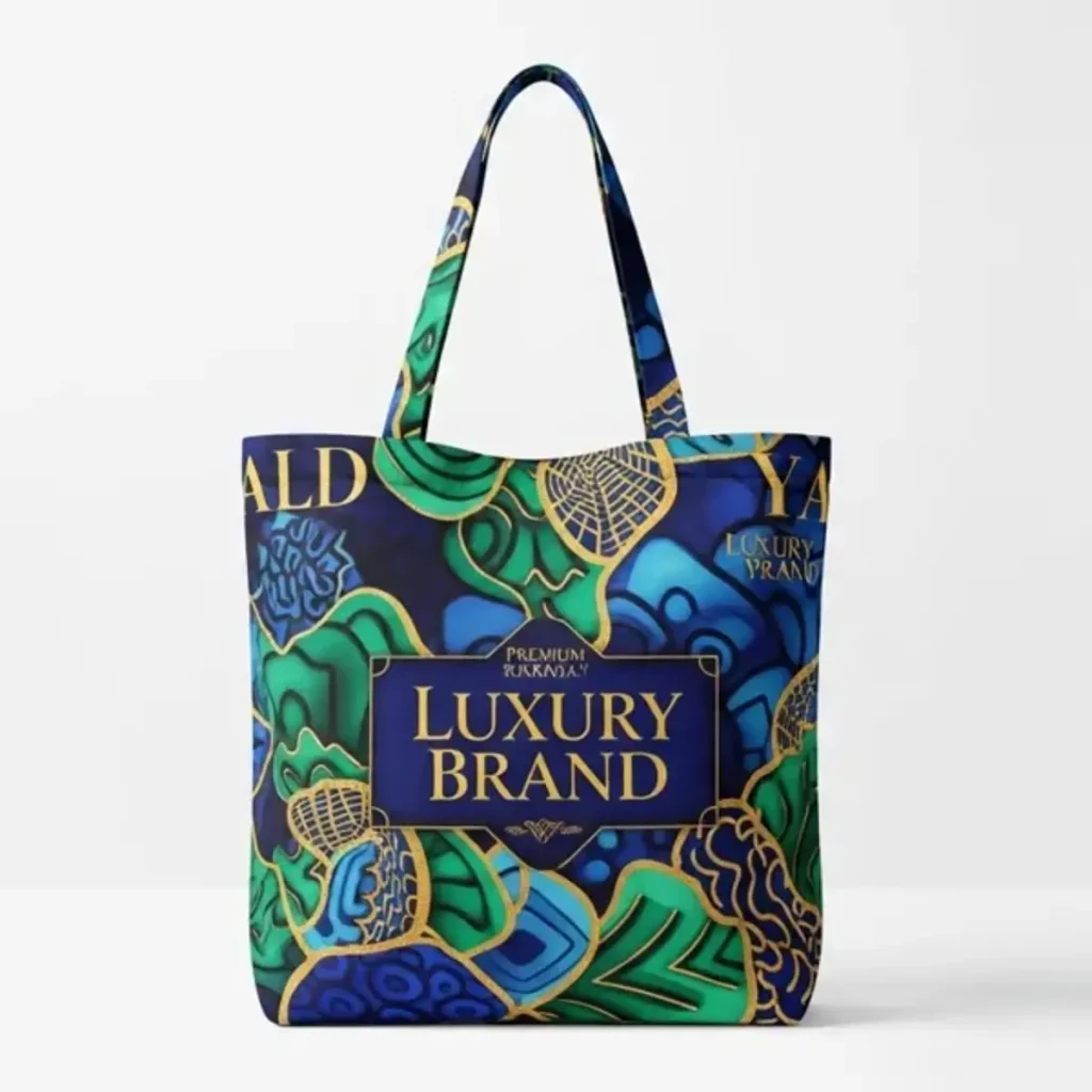 Custom Classic Two Tone Tote Bags